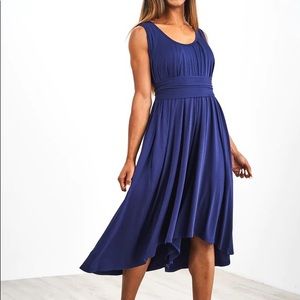 Latched Mama Navy Romper Standard (6-18)